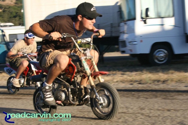 Mini-racers flat trackin' on minibikes (minibike hooligans img_4822.jpg)